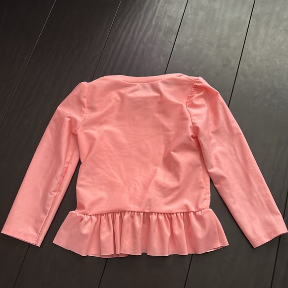 Cat & Jack Rainbow seahorse rashguard & bottoms size 3T EUC - Picture 4 of 8